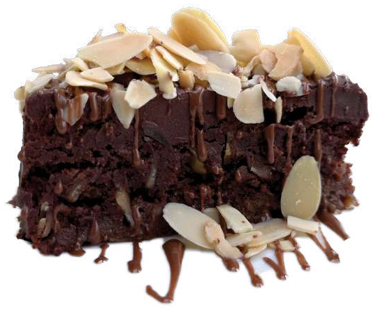 TORTA DE CHOCOLATE CON ALMENDRAS FILETEADAS